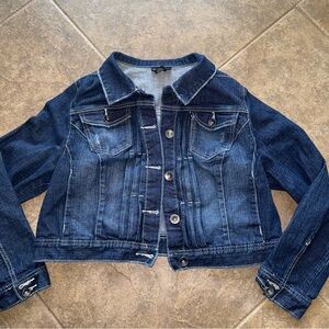 LIKE NEW - Lane Bryant Crop Jean Jacket